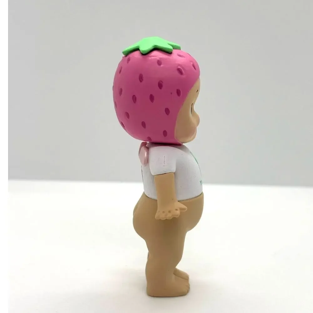 New Unbranded Kewpie/Angel Collectible Mini Figure, Strawberry Yummy, Open Box